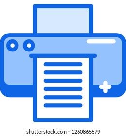 Printer Output Device Stock Vector (Royalty Free) 1260865579