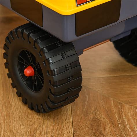 Qaba No Power 2 in 1 Ride On Excavator with Helmet India | Ubuy