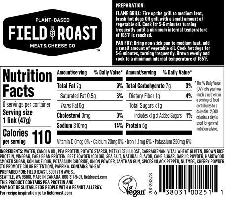 Buy Field Roast Signature Stadium Plant-Based Hot Dogs 10 oz Online at ...
