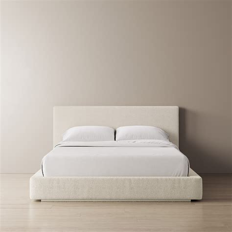 Floating Marshmallow Bed Frame Original in Off-White by Ineshi