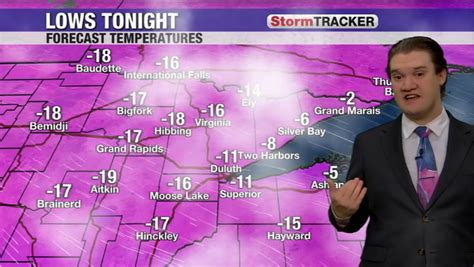 Tracking one more bitterly cold day, with a warm-up ahead - Duluth News ...
