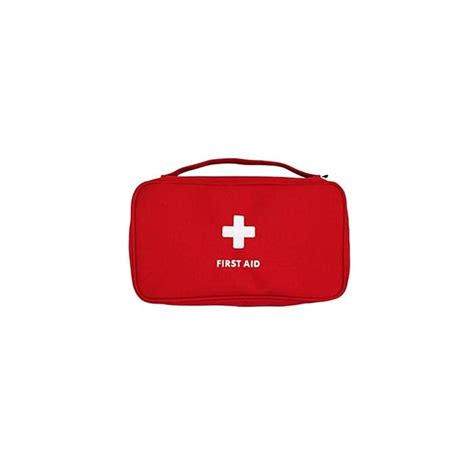 QIQI® Travel Medicine Pouch Emergency First Aid Kit Box Organizer with ...