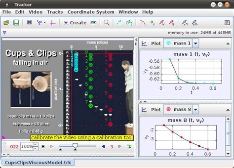 Image Analysis by Tracker Software 的图像结果