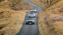 Droptop battle: Mercedes-AMG SL63 vs Bentley Conti GTC vs Porsche 911 ...