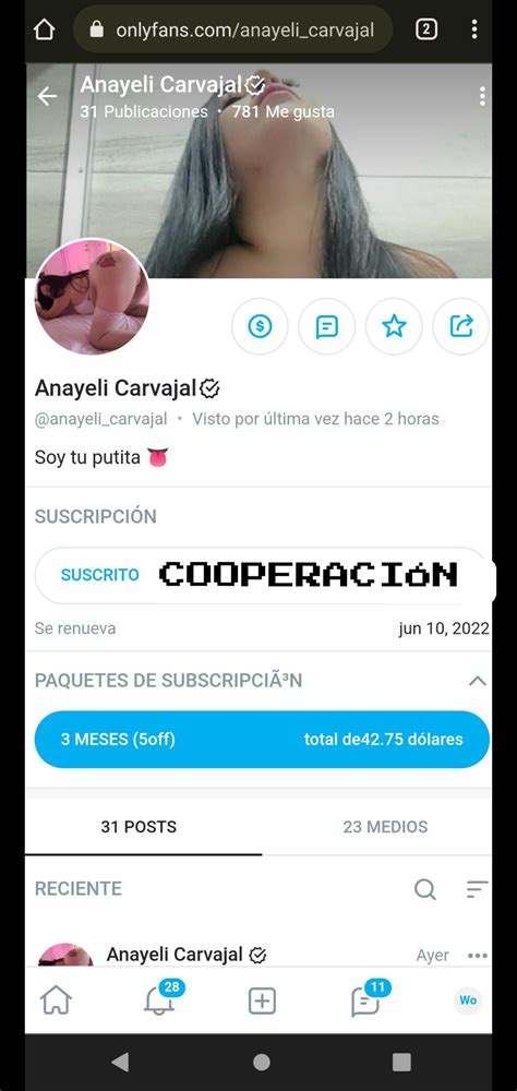banda estamos cooperando alguien quiere unirse? https://t.me/+7J3Z4gYFUF02ZTVh : r/anayeli_carvajal