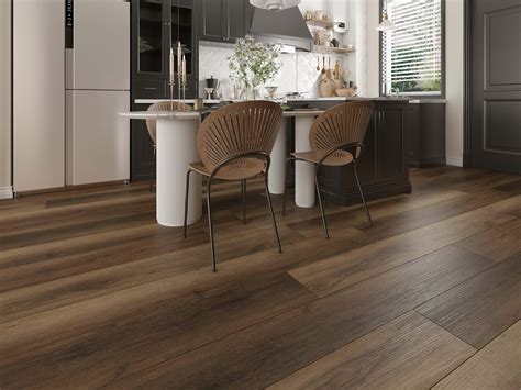 Auburn Oak Waterproof Rigid Core Luxury Vinyl Plank Cork Pad ...