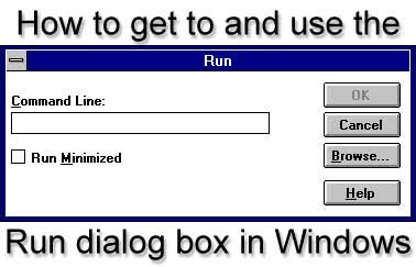 Run Dialog Box 的图像结果