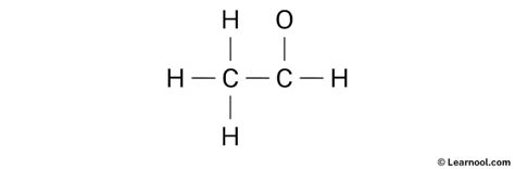 CH3CHO Lewis structure - Learnool