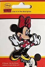Buy MINNIE Mouse DISNEY Official Iron On Applique Motif Patch Mickey ...