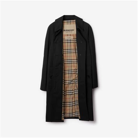 Mid-length Camden Heritage Car Coat in Black - Women | Burberry® Official