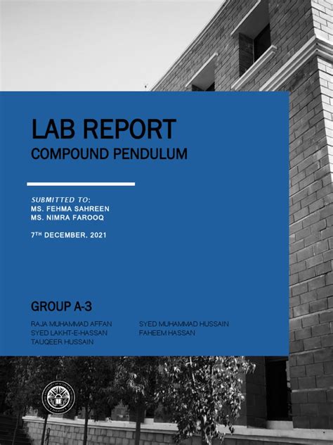 Image result for Compound Pendulum Lab Report