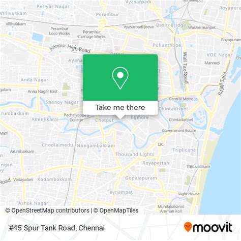 How to get to #45 Spur Tank Road in Perambur Purasavakam by Bus, Train ...