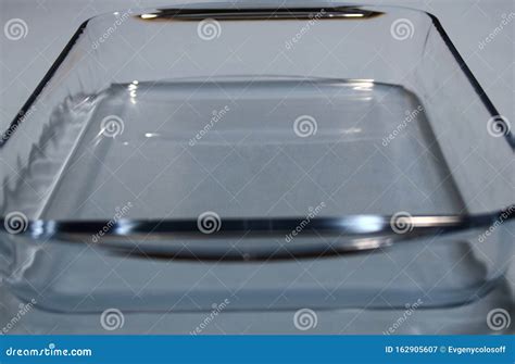Glass Baking Sheet for Frying Food in the Oven. Stock Image - Image of ...