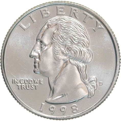1998 Quarter Value: are "P", "D", "S" mint mark worth money?