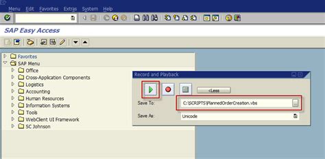 Image result for SAP Script Recording and Playback