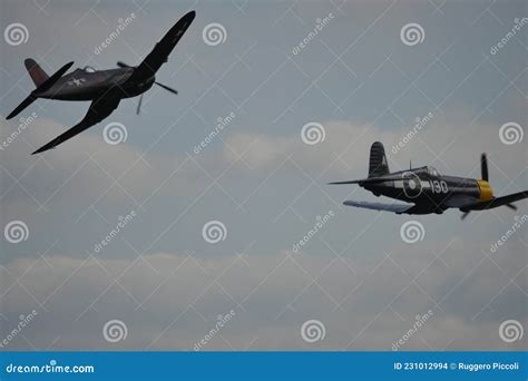 Second World War United States Navy Combat Aircraft Chance Vought F4U ...