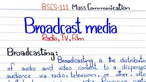 Types of Broadcasting 的图像结果