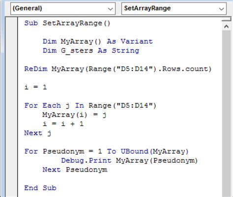 Image result for Expected Array VBA