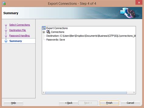 Image result for SQL Developer Connections File