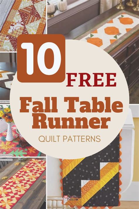 Image result for Free Fall Table Runner Patterns