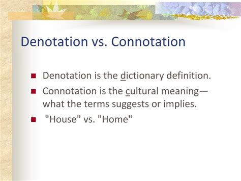 Rezultat imagine pentru Connotation vs Denotation