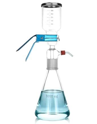 QWORK 1000ml Glass Vacuum Filtration Distillation Apparatus for ...