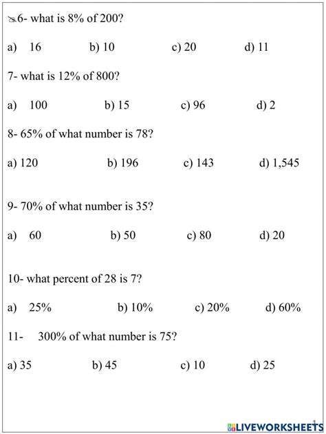Image result for Percent Math Problems 6th Grade