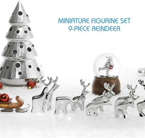 Nambe Nambé Miniature Reindeer 9-Piece Set – Holiday India | Ubuy