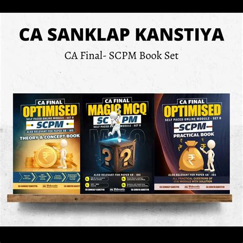 CA Final SCPM Combo Books Set | By CA Sankalp Kanstiya – CA Point