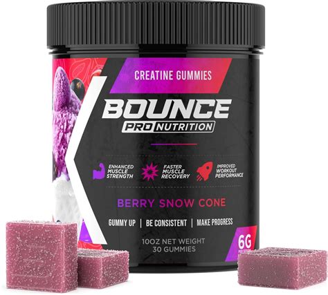 BouncePro Bounce Pro Creatine Monohydrate Gummies for Men & India | Ubuy