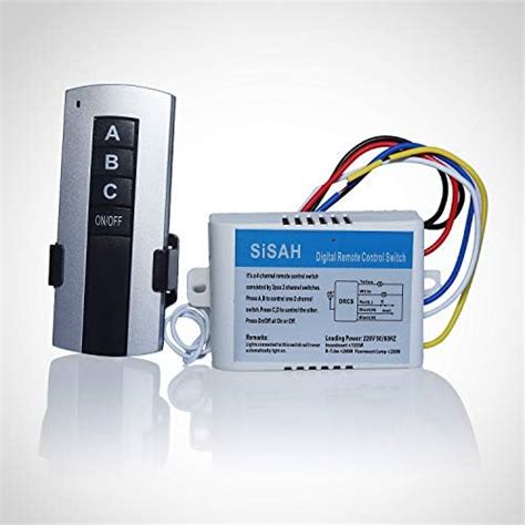 Blackt Electrotech: 240 Volt RF Remote control switch for 6 Channel ...