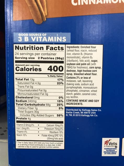 Brown Sugar Cinnamon Pop Tarts Nutrition - Health Benefited
