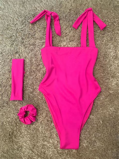 Hot Pink Swimsuit – LOVE WILD ROSE