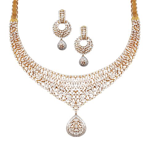 DIAMOND NECKLACE SET | Anjali Jewellers