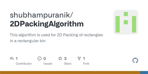 Image result for Packing Algorithm Python GitHub