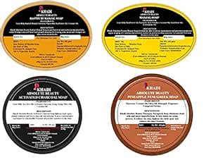 Buy Khadi Absolute beauty Pineapple fenugreek, Manjal, Kasthuri Manjal ...