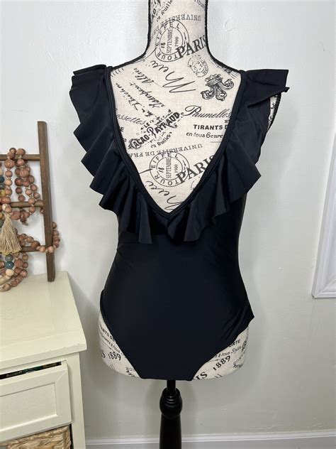 One Piece Ruffle Swimsuit - Gem