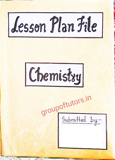 Chemistry Lesson Plan 的图像结果