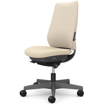 CF13XE FXW2 ポータムシリーズ/肘なし/背クッション/スタンダードタイプ/ダークグレー/ハンガー無/ランバー有/ナイロンキャスター ...