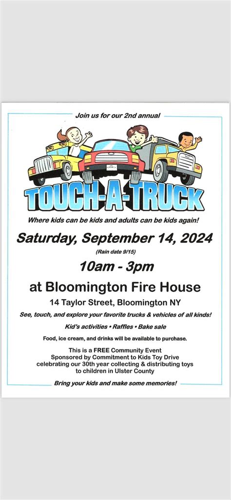 Touch-A-Truck Free Community Event, Bloomington Fire House , 14 ...