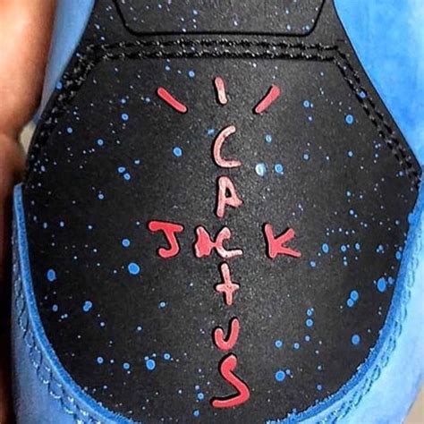 Travi$ Scotts Air Jordan 4 Collaboration Features Cactus Jack Logos ...