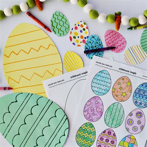 Printable Easter Eggs Cut Out | Fanny Printable