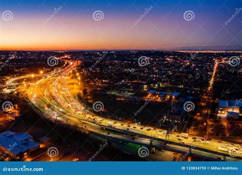 Aerial View Staten Island Expressway Stock Image - Image of i278 ...