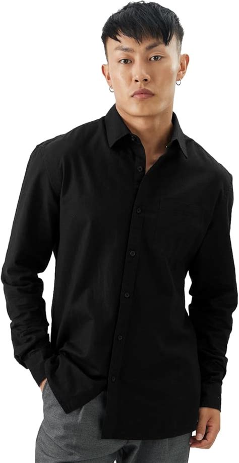 The Souled Store Bold Black Men and Boys Long Sleeve Collared Neck ...