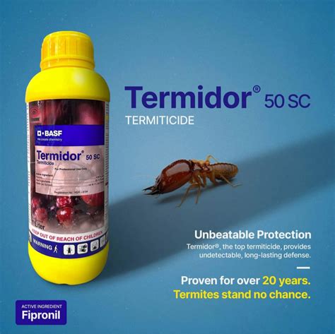 BASF Termidor® 50 SC Fipronil Termiticide for Anay/Termites Odorless ...