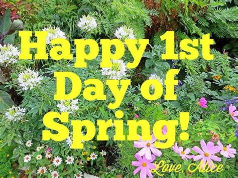 Image result for First Day of Spring