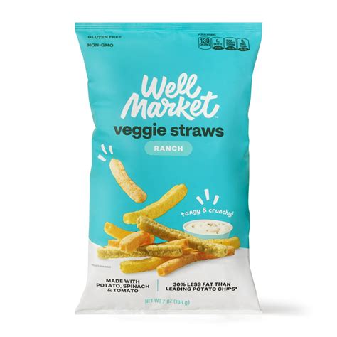 Well Market Ranch Veggie Straws, 7 oz