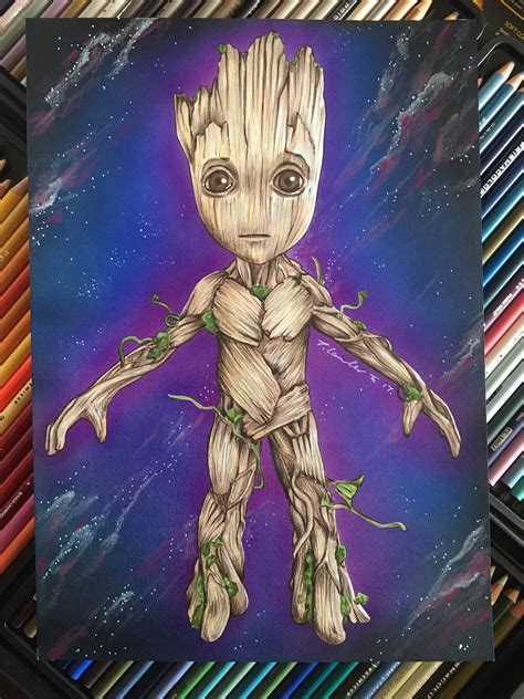 Image result for Step by Step Drawing Baby Groot