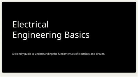 Image result for Electrical Engineering Basics
