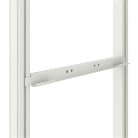 Buy 48 in. W to 92 in. W White Closet Shelf Tower with Shelf and Rod ...